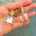 10ml Cheap Price Customized Handmade Mini Empty Glass Bottle With Cork Lid