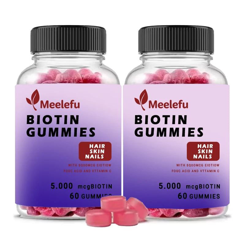 Hot Private Label Vitamin and Supplements Bear Vegan Biotin Collagen Gummies Hair Skin Nails