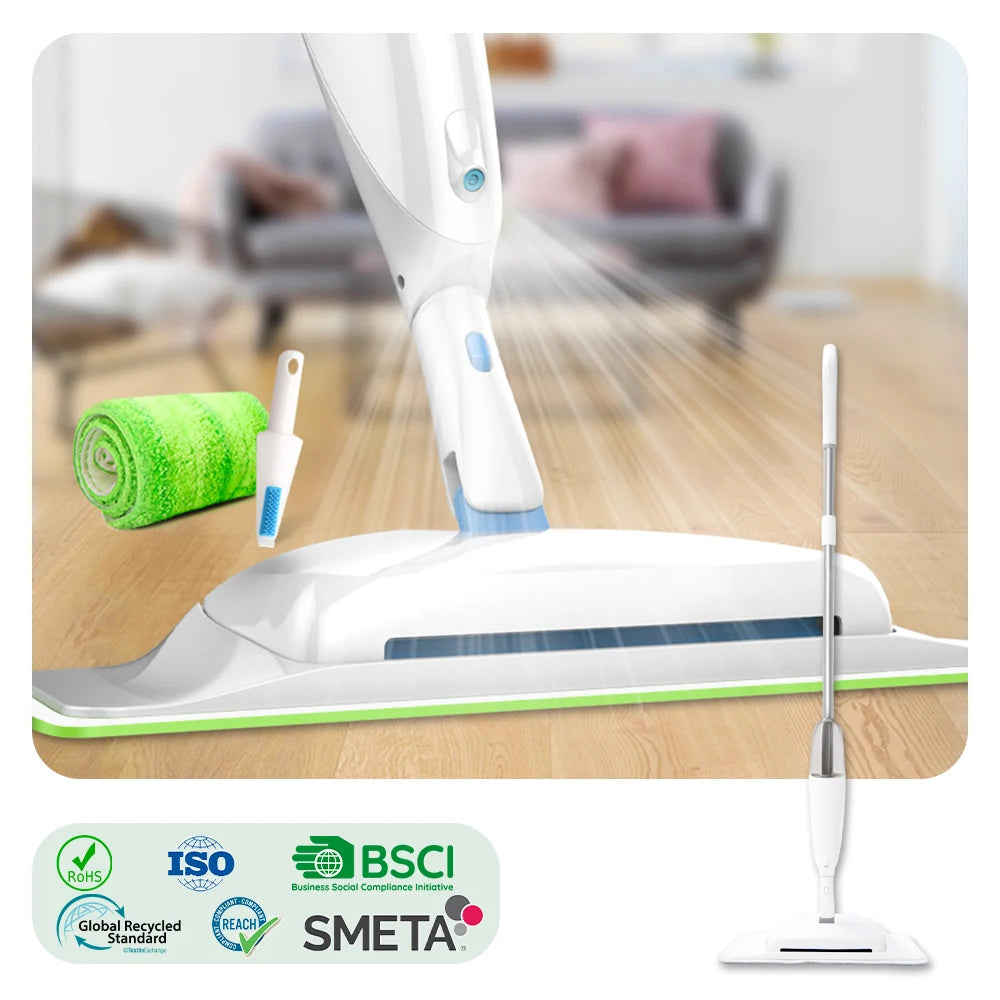 3 in 1 Dual Use Clean Carpet Broom Sweeper Carpet Cleaner With Water Spray Microfiber Flat Mop for Floor Cleaning