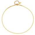 China Wholesale 2023 New Arrival Stainless Steel 18K Gold Plating Minimalism Fashion Thin Necklace for Women