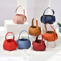 2022 Mini Pu Sweet Candy Bag Leather Basket Gift Bags Wedding Candy Tray Holder with Handle for Gift