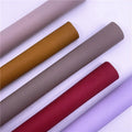 Eco-Friendly Recycled PU Leather Fabric Litchi Embossed Vegan Vinyl Furniture Decorative Chair Craft Bags Sofas Curtain Garment