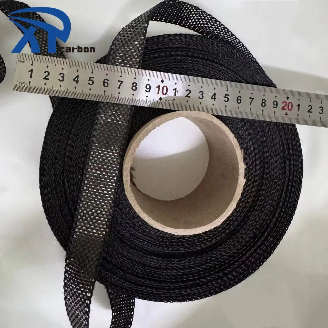 Factory Hot Sale 3K 6K 12K 10mm 25mm Construction Use Carbon Fiber Fabric Woven Tape