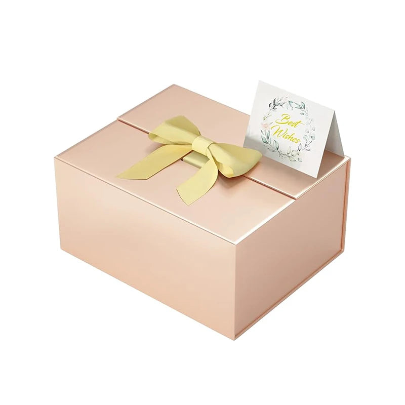 Customized Gift Box Paper Folding With Company Logo Folding Gift Box for Sale