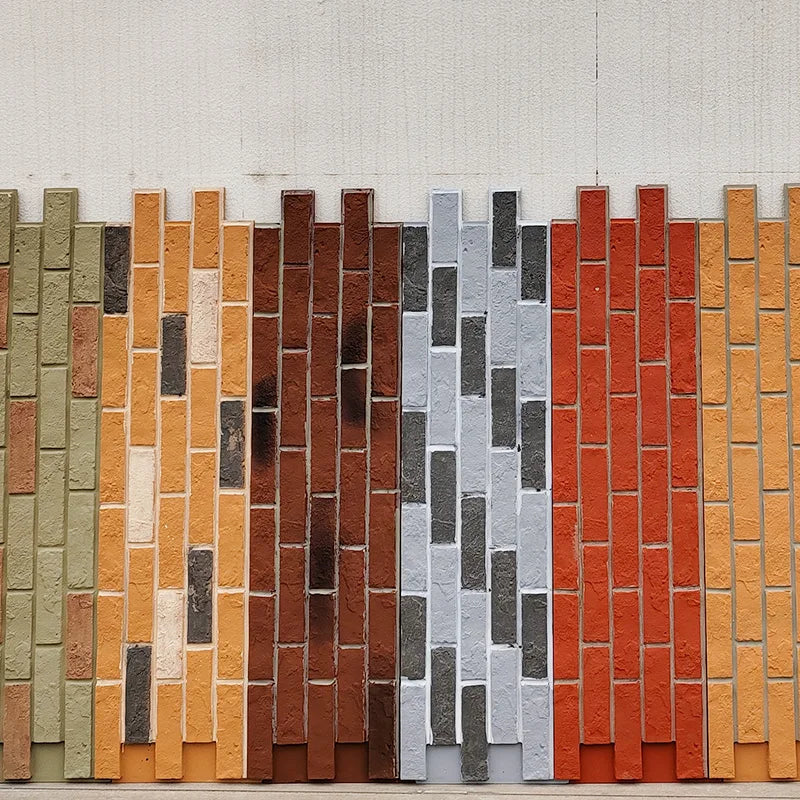 OEM Golden Supplier Traditional Design PU Brick Plastic Tiles Waterproof Exterior Wall Cladding with Moisture-Proof Function