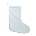 RubySub White Short Plush Sublimation Blank Socks Sublimation Christmas Stocking Christmas Stocks