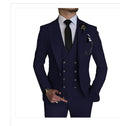 Men's Active Series Classic Fit Stretch Suit Separate (Blazer Vest and Pant) 3 Pieces Suit Set for Men