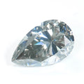 0.3-8ct Direct Sales Fancy Light Dark Gray Colored Pear Cut Shape VVS1 Brilliant Mossanite Moissanite Diamond for Ring