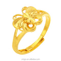New Product Diamond Inlaid Purple Gemstone Female Simple and Beautiful Fashion Open Ring Factory Direct Supply Gold Plated
