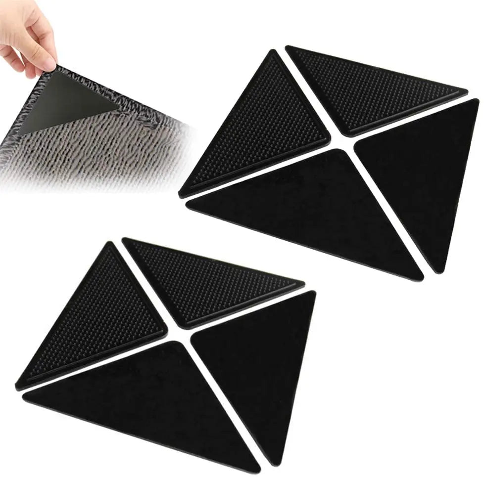Anti Curling Carpet Gripper Pads Triangle Rug Gripper for Tile Floors Carpets