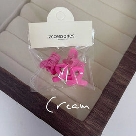 Curly Hair Clip Ins HAIR CLIPS RIVER SPRING CLOPS CUTE MINI SIZE Hair Clips Set for Girls 4pcs