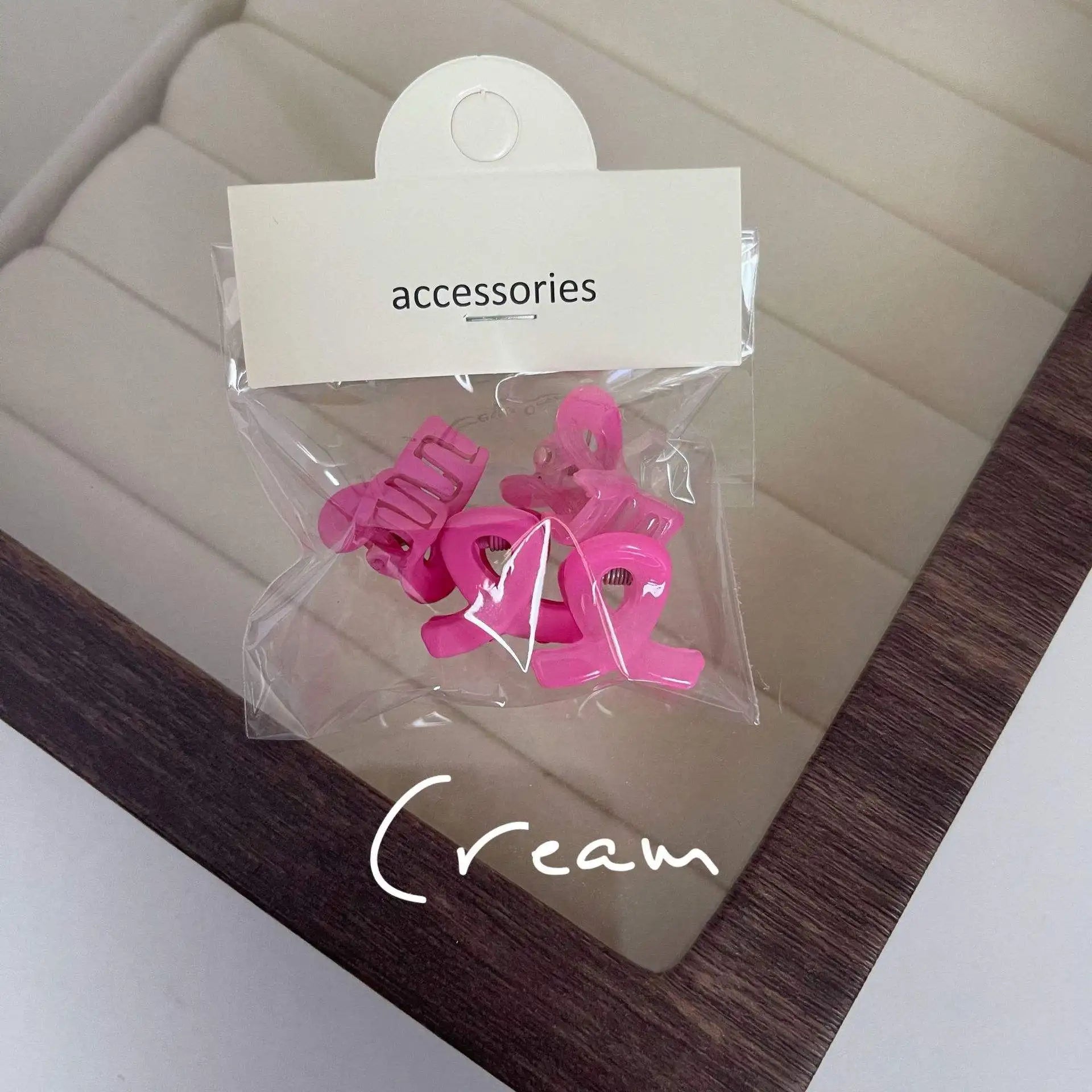 Curly Hair Clip Ins HAIR CLIPS RIVER SPRING CLOPS CUTE MINI SIZE Hair Clips Set for Girls 4pcs