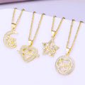 Crystal Zircon STEEL Chain Heart Pendant Necklace Custom Birthstone Necklace Personalized Mothers Day Necklace Jewlery Gift
