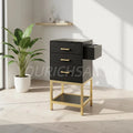Customized Wood MDF Large Drawers Hair Salon Storage Cabinet Furniture Salon Trolley with Hair Dryer Holder
