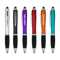 Customized Plastic Touch Screen Ballpoint Pen Novelty Push Pen Popular Logo Printing Hot Selling Advertising Gift 1.0mm Writing