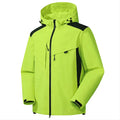 High Quality Solid Color Outdoor Waterproof Jacket for Autumn Mountaineering Jungle Adventure Simple Classic Windproof Zipper