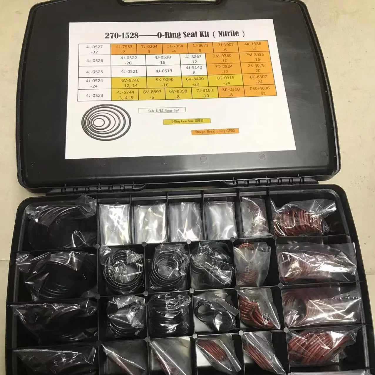 Kyotechs China Better Quality 270-1528 O Ring Box 2701528 for CAT Excavator Seal Kit