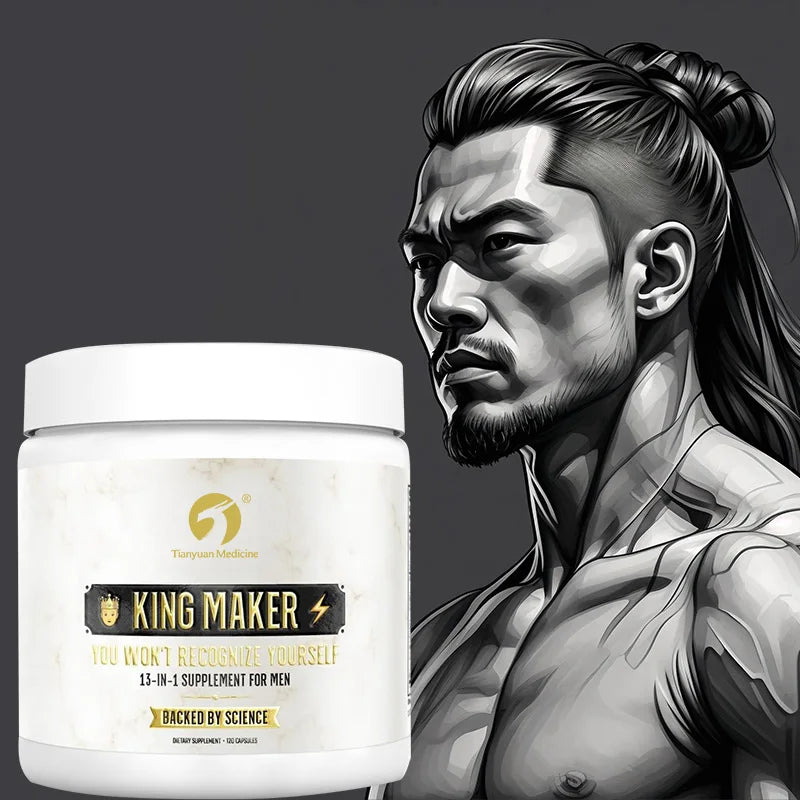 OEM ODM KING MAKER CAPSULE 60 Capsules 13-In-1 Anabolic Supplement for Men to Increase Stamina Lean Muscle Growth & Recovery
