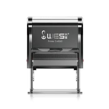 WES Hot Sale Self-inking Stamp Rectangle S-4060 TEXT STAMP LOGO SELLOS