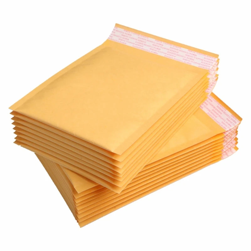 Factory Price Bubble Mailers Padded Envelopes Several Sizes Option Self Seal Yellow Mailing Bag Business School Office Supplies