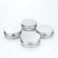 Wholesale Candy-Choclates Metal Storage Cans Packaging 2 Oz 60 ML Silver Cosmetic Aluminum Tin Jar