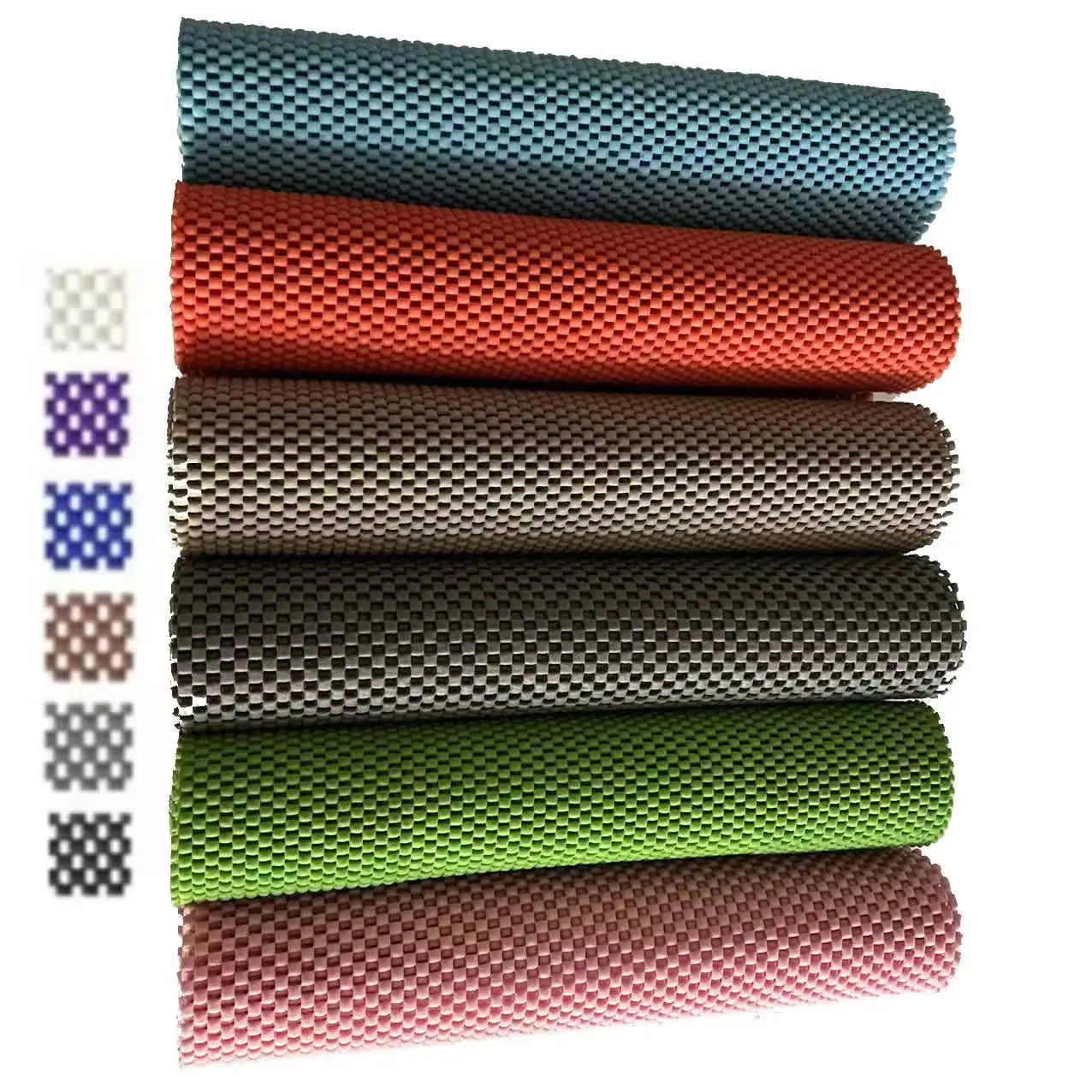 Popular Multi-function PVC Rubber-Free Anti-slip Safety Grid Mat for Rug Pad Hard Surface Floors Extra Strong Grip Bottom