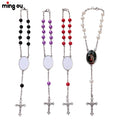 Jewelry Cross Rosary Bracelet Sublimation Rosary Bracelet
