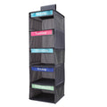 Multi-Layer Wardrobe Hanging Storage Non-Woven Transparent Window PVC Door Foldable Functional Locker Hook Clothes Shoes Storage
