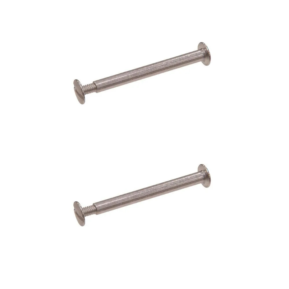 Custom Brass Chicago Binding Post Screws Stainless Silver Plain Flat Interior Pins Furniture Mini Fix Bolts