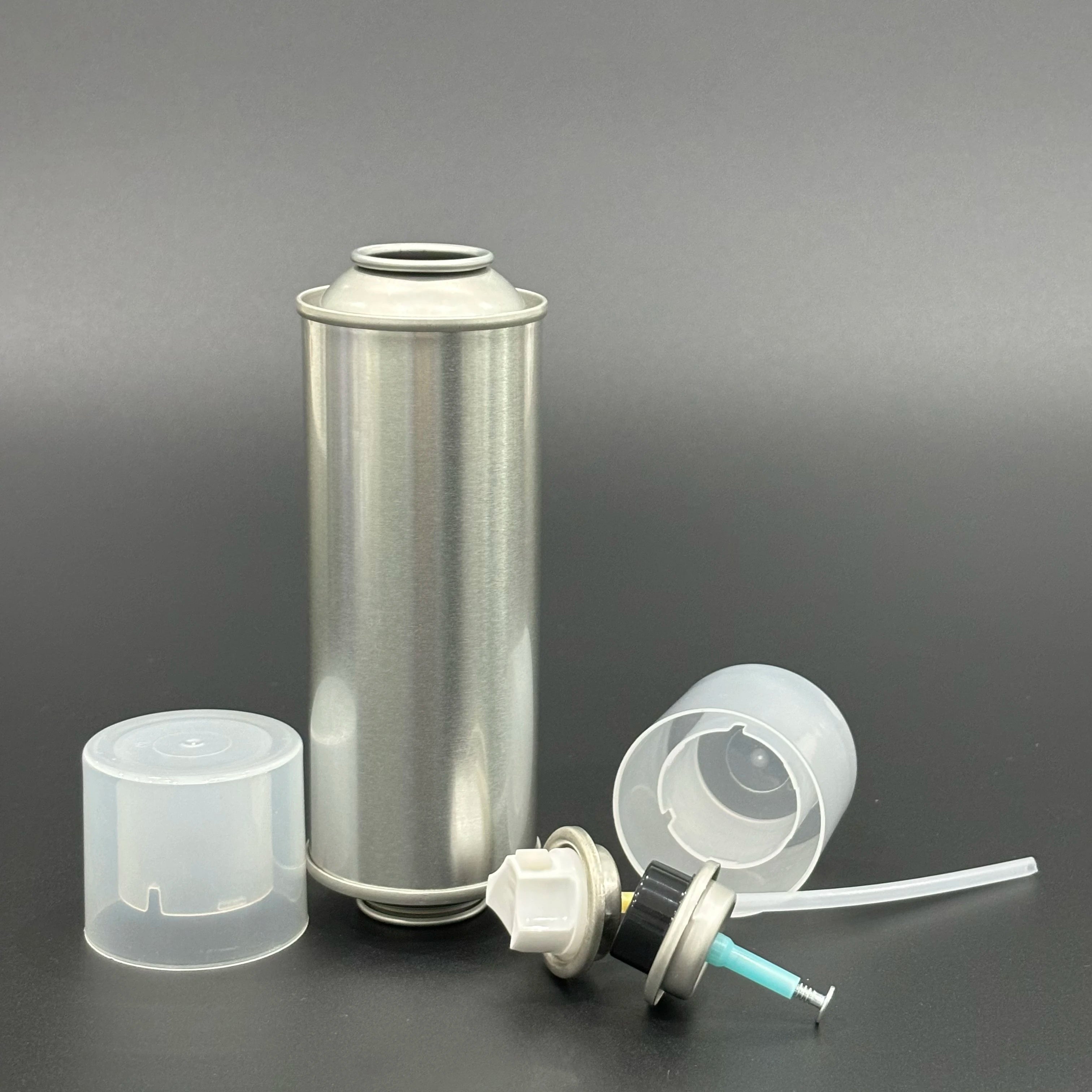 Low MOQ New Design 2K Aerosol Tinplate Can Empty Metal for Spray Paint Car Care Chemical Use with Screen Printing