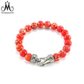 Fashion Man Bead Bracelet Natural Stone Regalite Bead Bracelet Jewelry Gift for Man