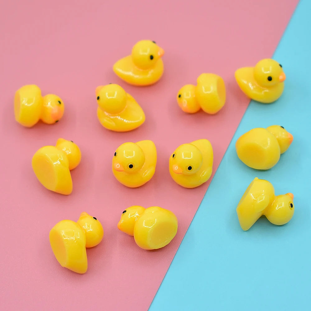 Miniature Duck Model Resin Craft Cartoon Garden Decoration Resin Accessories