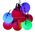 High Quality Multicolor-Changing LED Light up Poi Ball Light With String  LED Flashing Ball for Christmas China Factory