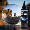 UV Resin Crystal Clear Hard Type 200g Epoxy Resin Non-Toxic for Jewelry Making Craft Decoration Hard Transparent Glue Solar