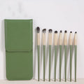 New Fashion 8pcs Matcha Green Makeup Brush Set Foundation Brush Eye Shadow Brush Set with Makeup Bag
