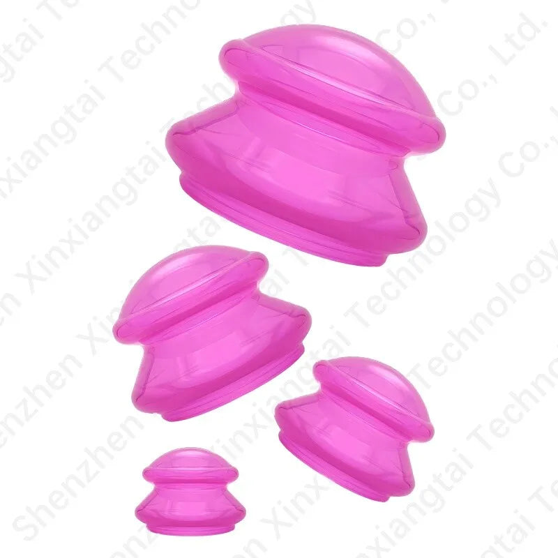 Cupping Therapy Set Anti-Cellulite Massage Silicone Suction Cup Vacuum Massager Chinese Acupuncture Anti-Aging Wrinkle Reducer