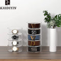 Eco-Friendly Round Magnetic Suction Storage Box for Bracelets Necklaces Hair Clips Acrylic Jewelry Accessories Display