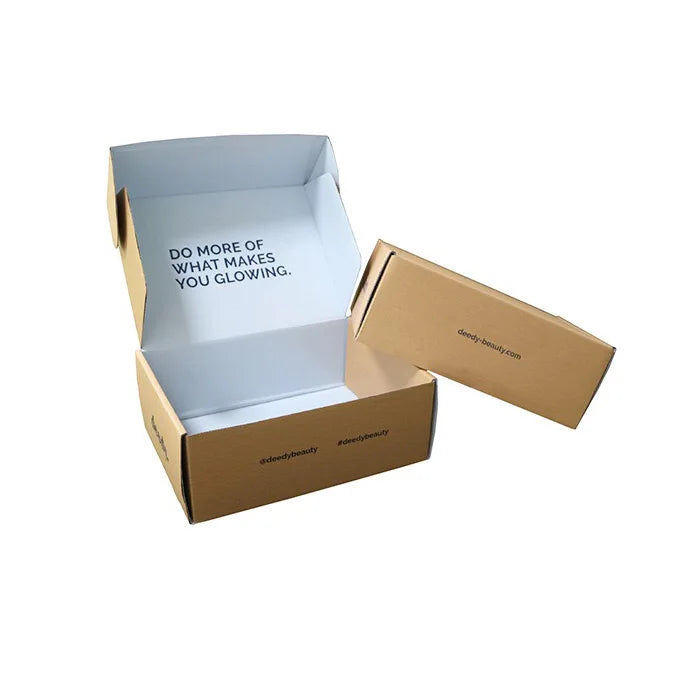 Factory Low Price Original Corrugated Paper Folding Paper Packing Box With Custom logo Recycle Kraft Paper Shoes Box