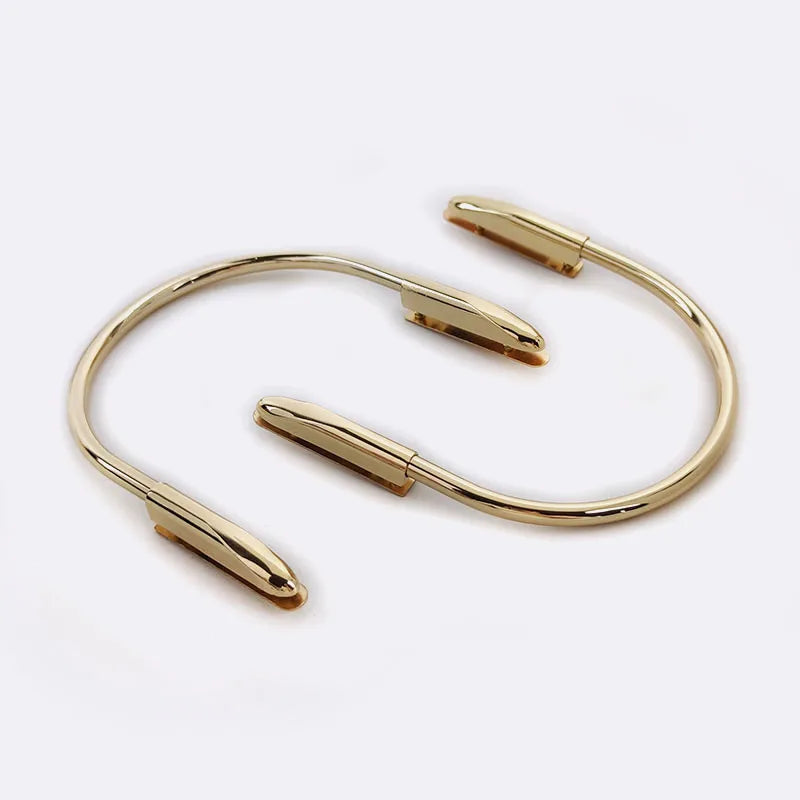 Deepeel MHD083 Bag Hardware Accessories Handbag Handle Frame Purse Decorative Parts Bags Handles