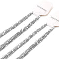 Necklace Jewelry Wholesale Women Men Jewelry Supplies Making Chain 1.4mm Chain Necklace Side Side Sun Flower Matching Chain