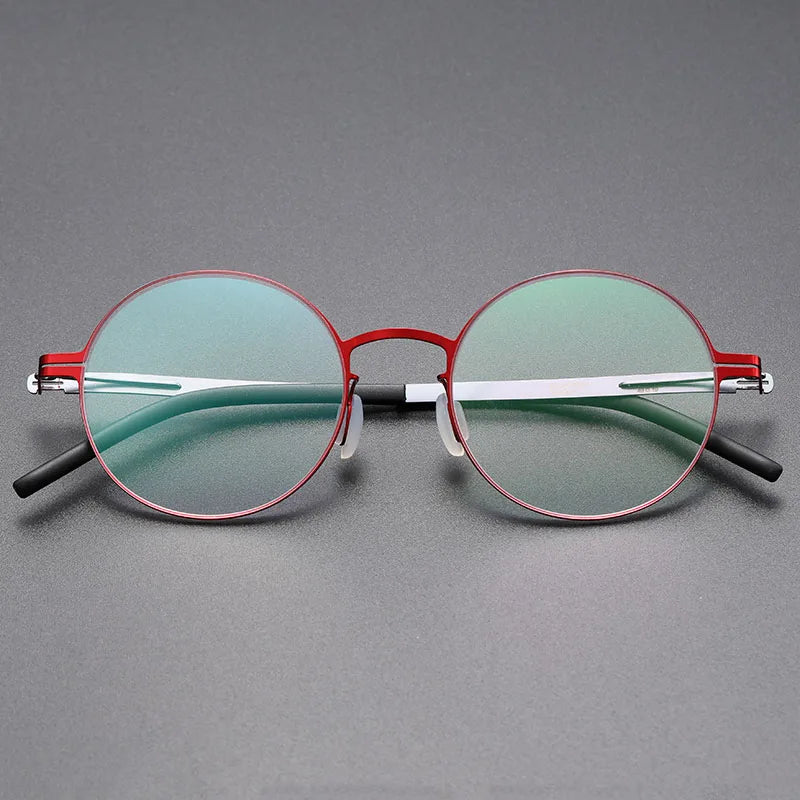 Osicare KAYO Metal Round Eyewear Colors No Screw Screwless Custom Wholesale Luxury Brand Designer Eyeglasses Optical Frames