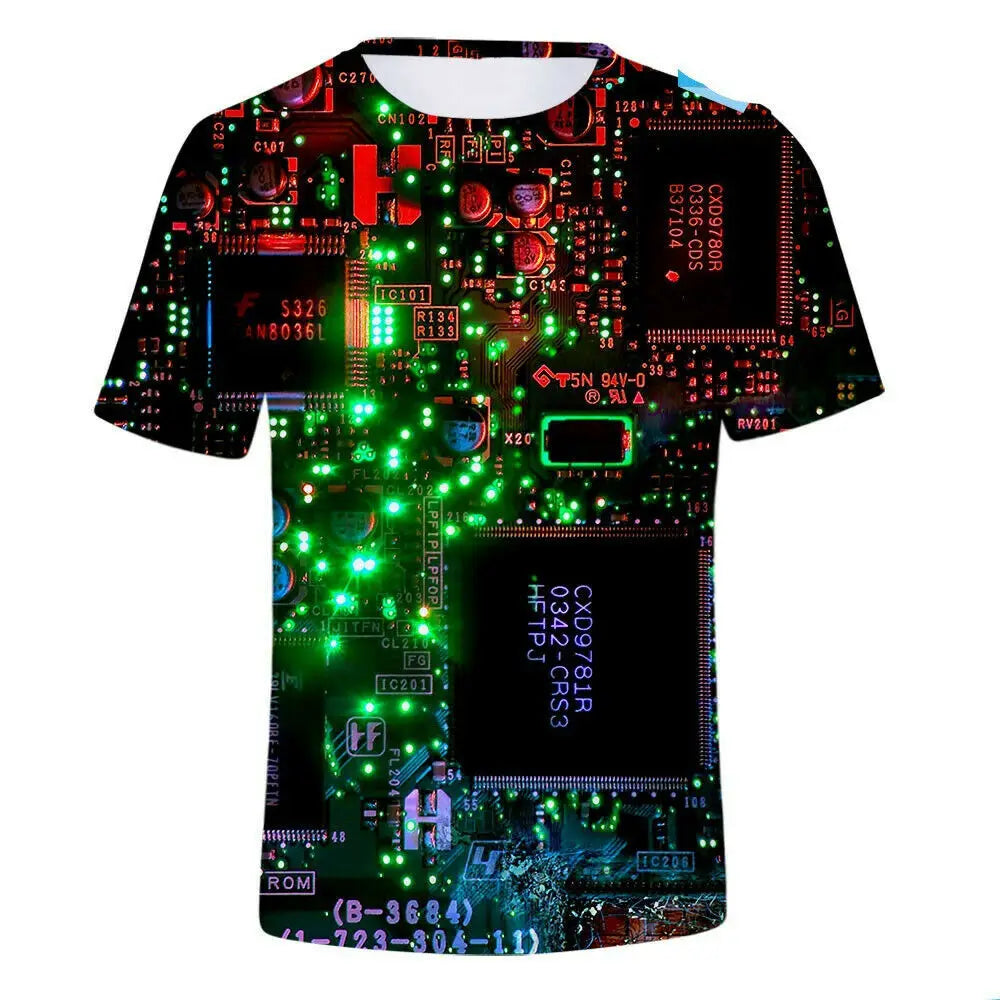 Fitspi 3d Print Casual Women Men Fashion T-shirt Short Sleeve Tee Wholesale