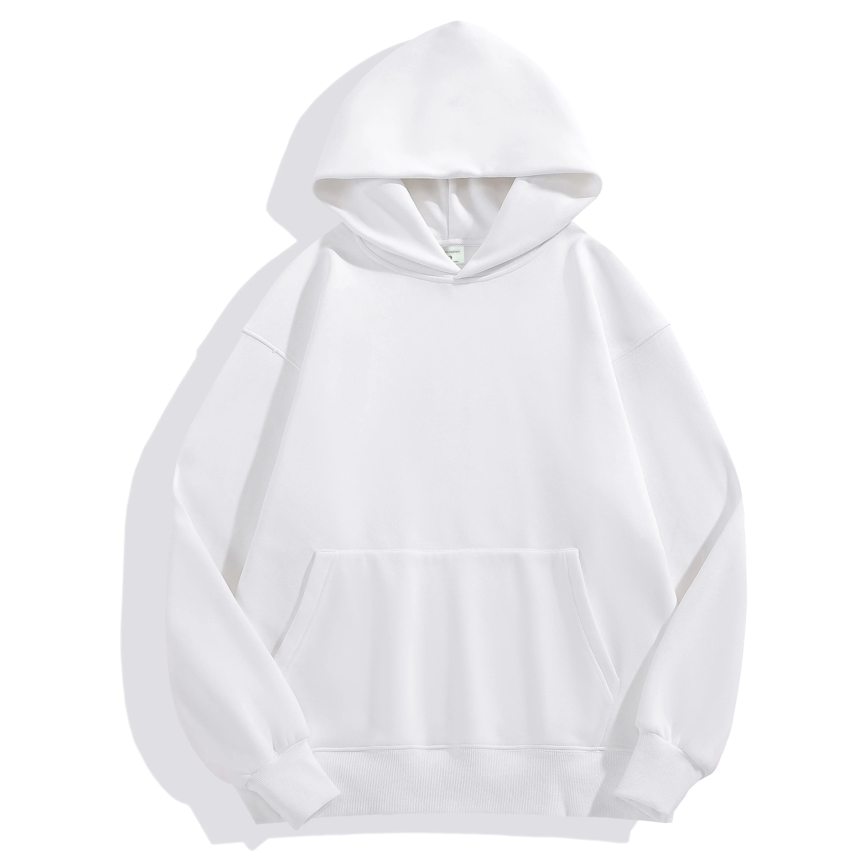 Men's Cotton 500 Gsm Blank Heavy Weight Zip up Hoodies With Custom Logo Berber Fleece Inside Hoodies Without String