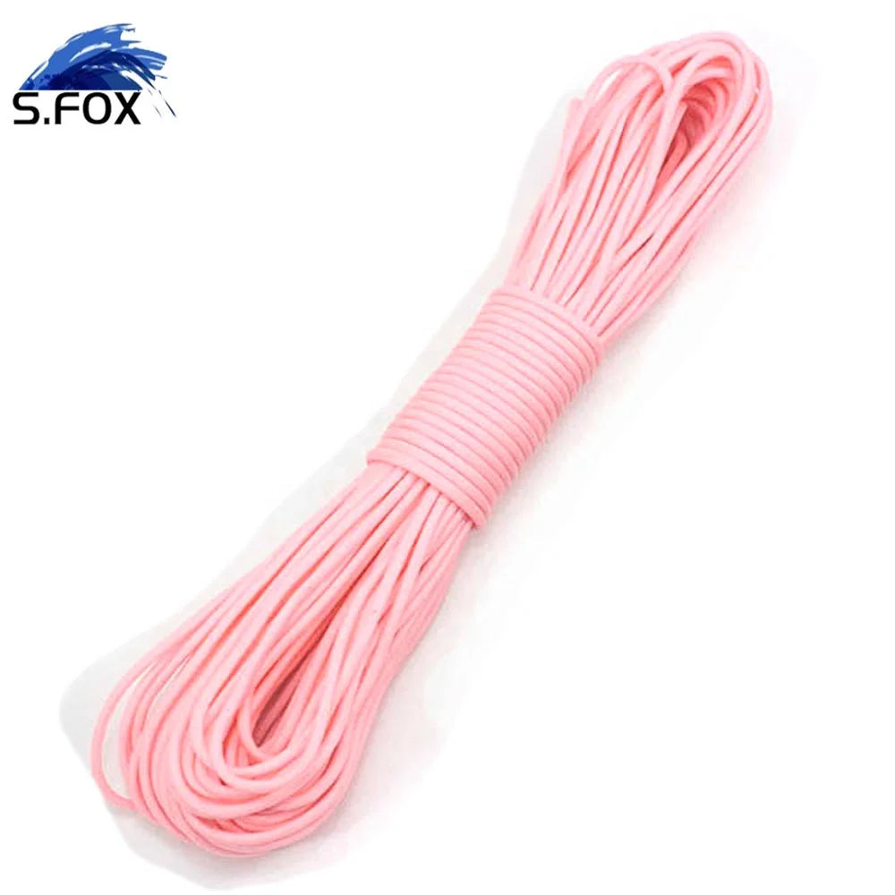 Glow in the Dark Fluorescent Reflective Paracord 550 Luminous Survival Parachute