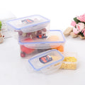 OWNSWING Airtight Rectangular Food Storage Container 3Pack Plastic Food Storage Box BPA-Free Kitchen Organizer for Party