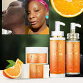 Private Label OEM Vitamin C & Hyaluronic Acid Skincare Set with Shea Butter-Whitening Anti-Aging Unisex Adult Body Care