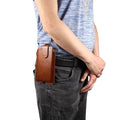 Factory Price Cellphone Loop Holster Case Pockets Portable Multifunctional Waist Bag PU Leather Mobile Phone Wallet Belt Bag
