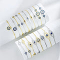 Fancy Women Jewelry Devil Eye Series Bracelets Luxury 5A Cubic Zirconia Chain Bracelets for Ladies Gift