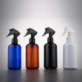 Custom Logo White Frosted Plastic Bottle 250ml 500ml Luxury Room Hand Sanitizing Spray Mist bottle for Shampoo & Lotion