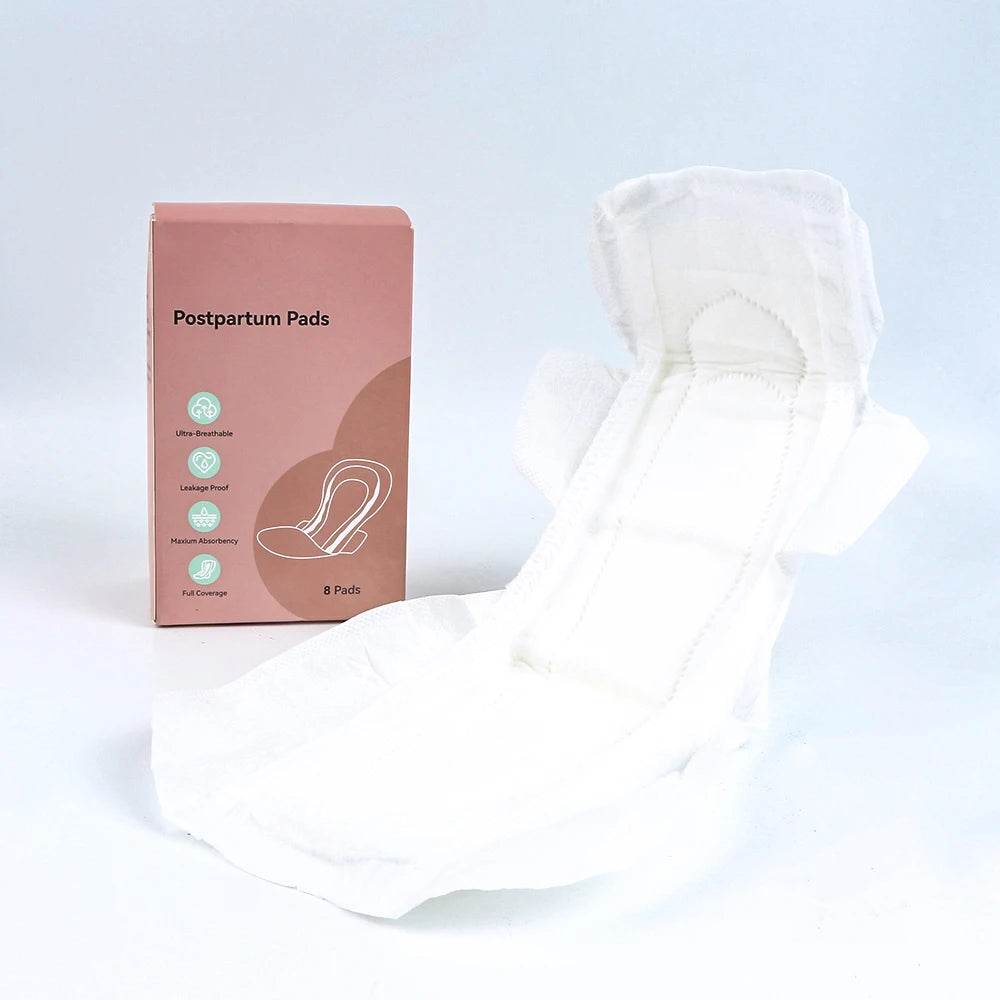 Customize Day and Night Use Big Size Extra Large Sanitary Pads with Leak Guard 425mm